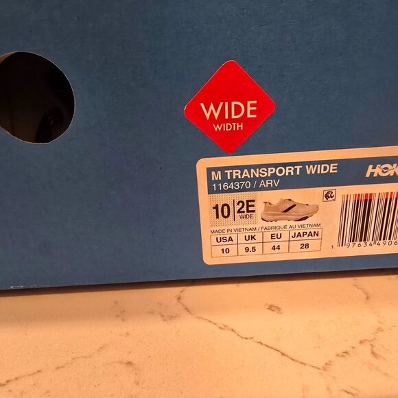 HOKA Transport Running Shoes Training Cordura 1164370-ARV Trail Men's 10 WIDE - Picture 9 of 9